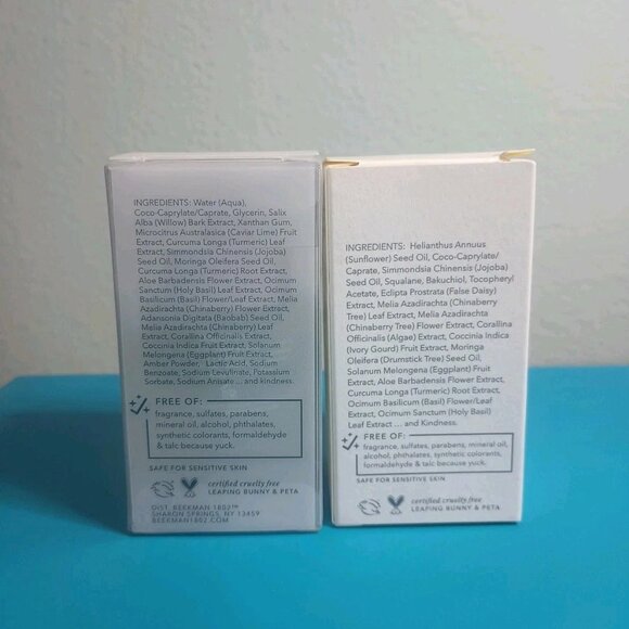 NIB Beekman 1802 Vegan Serums .5 oz Smooth Booster and .95 oz Dream Booster - Picture 4 of 5